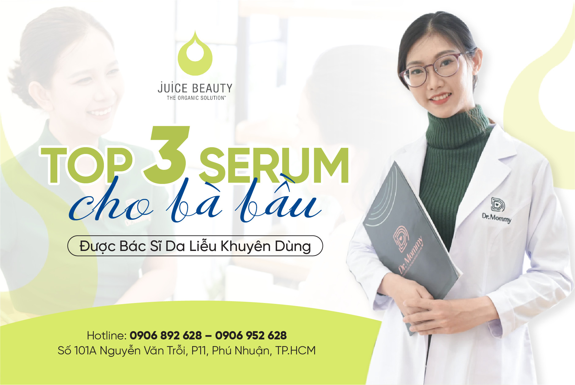 TOP 3 SERUM CHO BÀ BẦU – HỮU CƠ, AN TOÀN ĐƯỢC BÁC SĨ DA LIỄU KHUYÊN DÙNG